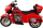 Motor elektrik për kalamoj LEAN CARS Goldwing, 12V, me Bluetooth dhe MP3, i kuq