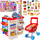 Set lodrash supermarket Toy Supermarket 22374, me arkë dhe karrocë, shumëngjyrësh