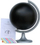 Glob mësimor Zachem Induction Globe 32cm, sipërfaqe e zezë mat, për shkrim me shkumësa, 32cm
