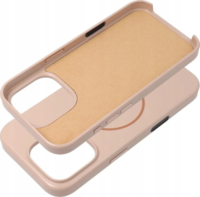 Kuti mbrojtëse MagSafe Premium me shkëlqim për iPhone 16 Pro, me buton kamere, ngjyrë ari