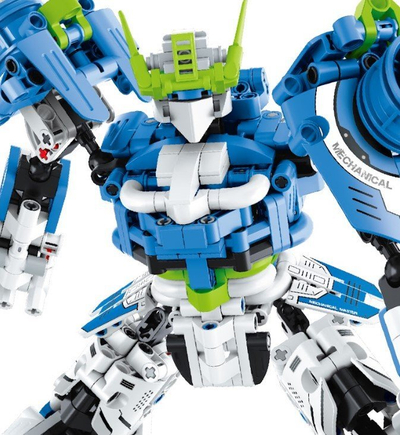 Set ndërtimi IM.Master Mecha Warrior, 941 copa, model që lëviz, blu