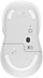 Maus wireless Logitech Signature M650, Bluetooth dhe USB, SilentTouch, i bardhë