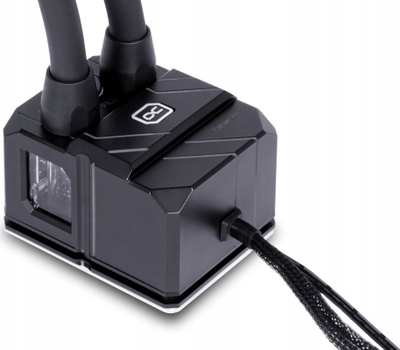 Ftohës uji për CPU Alphacool Eisbaer Pro HPE Aurora 360, radiator 360 mm, ARGB, i zi