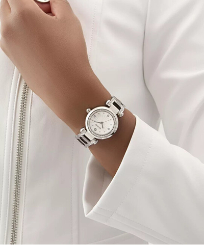 Orë dore për femra Guess Ginger GW0869L3, e argjendtë