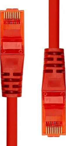Kabllo rrjeti ProXtend CAT6 U UTP, 20cm, RJ45, e kuqe