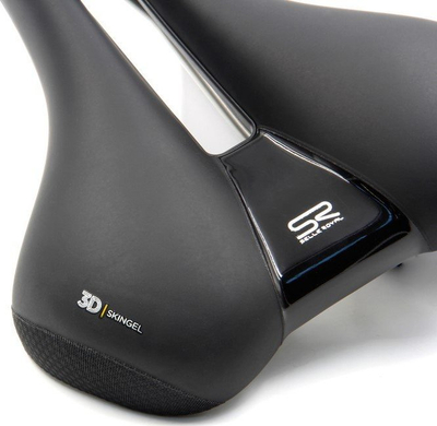 Selino biçiklete Selle Royal Ellipse Leisure, unisex, me vrimë në mes, e zezë