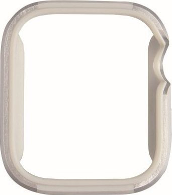 Mbulesë Uniq Valencia për Apple Watch Series 5 4 40mm, mbrojtje 360°, argjendtë titanium