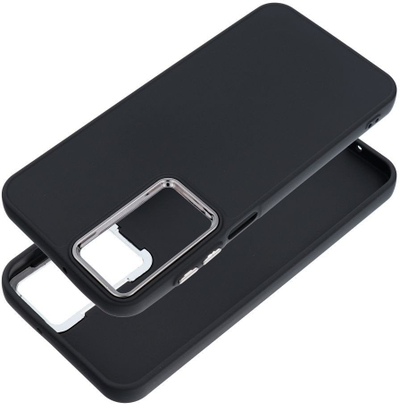 Këllëf telefoni OEM për Samsung Galaxy S25 FE, FRAME Cover, TPU, i zi