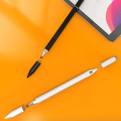 Laps stylus Tech-Protect USP200 3-TIP për tablet e telefon, i bardhë