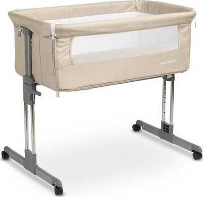 Shtrat për fëmijë Caretero Sleep2gether, bezhë