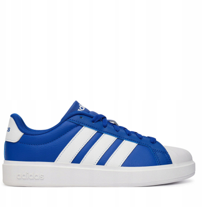 Atlete për fëmijë Adidas Streettalk, shell toe, sholla gome, blu me të bardhë