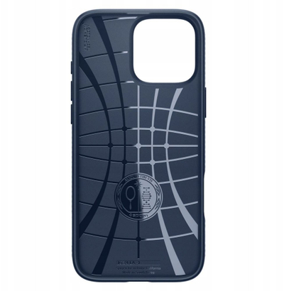 Maskë telefoni Spigen Liquid Air për iPhone 17 Pro Max, mbrojtëse, blu navy