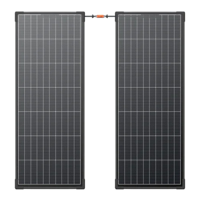 Panel diellor i ngurtë EcoFlow RVMax 130W, set 2 copë, IP68, i zi