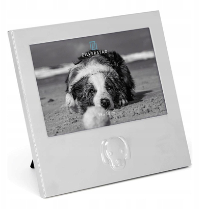 Kornizë foto Zilverstad Dog 6916231, 15x10 cm, e argjendtë