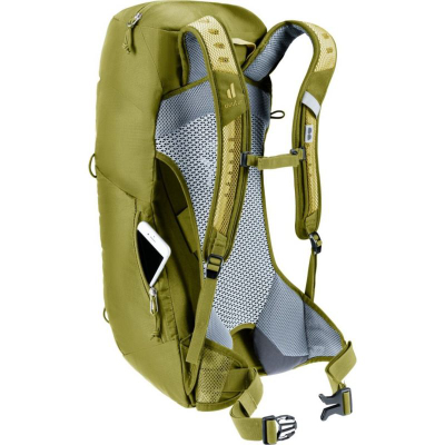 Çantë shpine hiking Deuter AC Lite 16, 16L, me sistem ajrimi, jeshile linden cactus