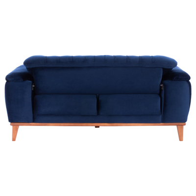 Divan-krevat Bennington HM3250.18, 2 vende, 180 cm, blu e errët
