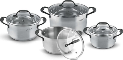 Set tenxheresh Lamart LT1211 POTTO, 8 copa, çelik inox, argjend
