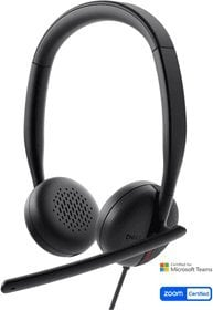 Kufje Dell WH3024, USB-C, të zeza