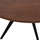 Tavolinë ngrënieje HomeMarkt HM9307.02, rrumbullake 120x75 cm, stil rustik, imitim arre