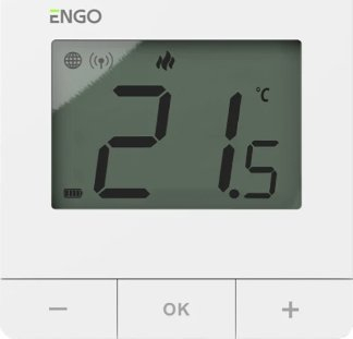 Termostat wireless Engo E20i W, Wi Fi, që e kontrollon me aplikacion, i bardhë