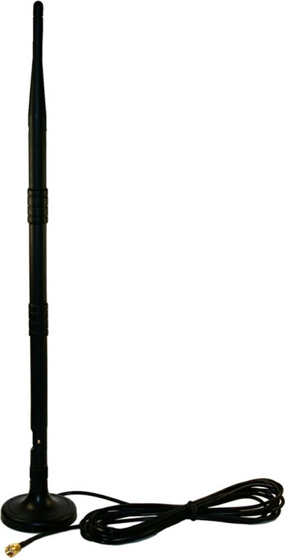 Antena WiFi SMA, 12dBi, 2.4GHz, e zezë