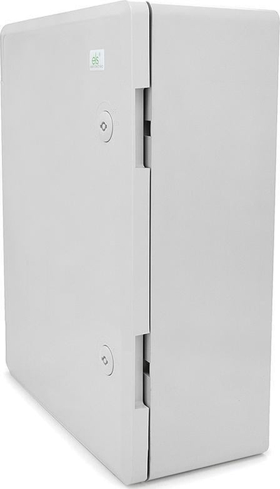 Kabinet industrial ELS Elektrotechnika IP65, pllaka montuese e galvanizuar, strehë ABS plastike, gri