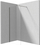 Mur dushi walk in PRIZMA KTJ_D37P, 70 cm, xham 6 mm, titanium