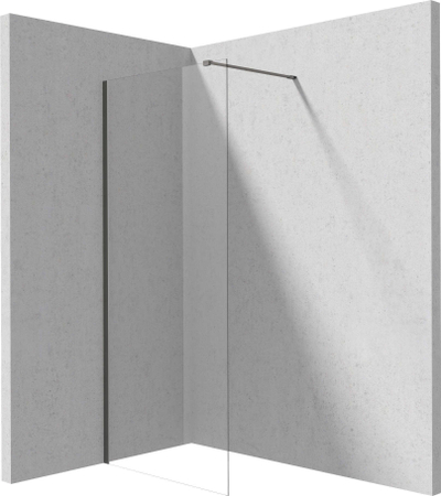 Mur dushi walk in PRIZMA KTJ_D37P, 70 cm, xham 6 mm, titanium