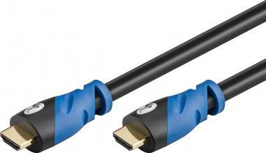 Kabllo HDMI Goobay 72315, 0.5 m, High Speed, e zezë