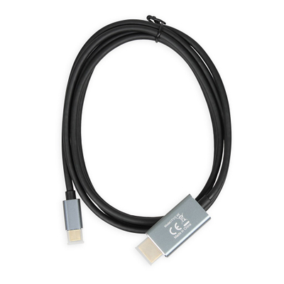 Kabllo iBOX, USB-C në HDMI, 4K 60Hz, 1.8m, e zezë