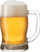 Kupë birre Leonardo Taverna, 0.5L, xham i kthjellët
