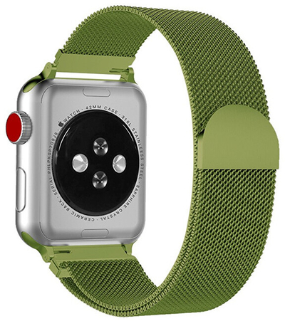 Rripa për orë Wotchi Apple Watch - Lime 42/44 mm