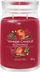 Qiri Yankee Candle Signature Red Apple Wreath, kavanoz i madh 567g, me dy fitila, i kuq