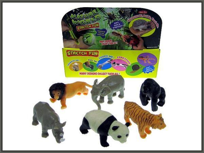Lodër antistres Hipo Wild Animals with Peas, squishy 12cm, shumëngjyrëshe