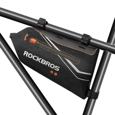 Çantë kornize biçiklete Rockbros 30120016001, 3.5L, e papërshkueshme nga uji, e zezë