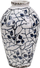 Vazo dekorative Beliani MALLIA, stoneware, 20 cm, e bardhë