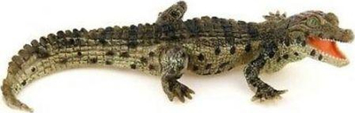 Figurë lodër PAPO Baby Crocodile, Wild Animal Kingdom, PVC, shumëngjyrësh