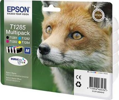 Bojë printeri Epson Ink Stylus SX425 T1285, e zezë/kaltër/magenta/e verdhë