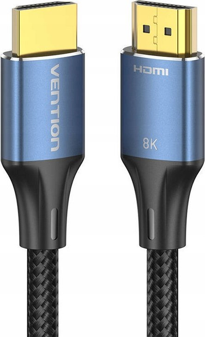 Kabllo HDMI Vention Cotton Braided, 8K, 2m, blu