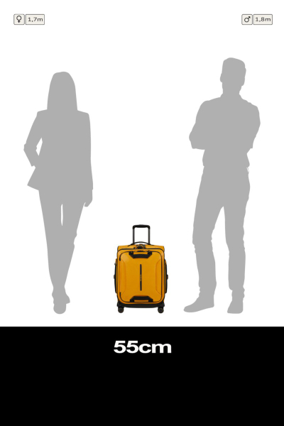 Valixhe Soft Me 4 Rrota Samsonite Ecodiver 55/20 Ngjyrë E Verdhë