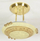 Lampë tavani Candellux Small 31-71012, 75W, R7S, ngjyrë ari