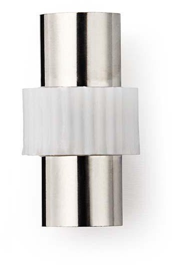 Adapter antene Nedis IEC coax femër femër, 75 Ohm, i bardhë