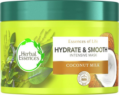 Maskë për flokë të thatë Herbal Essences Coconut Milk 450ml