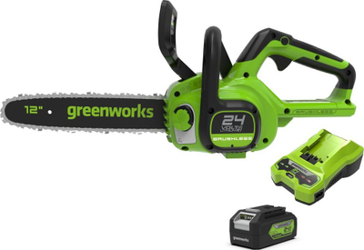 Greenworks 24V - Set karikuesi me bateri 4Ah