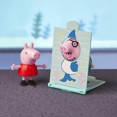Set lodrash Peppa Pig Everyday Experiences, figura dhe skena loje, shumëngjyrësh