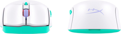 Maus gaming HyperX Pulsefire Haste 2 Core Wireless, pa tela, RGB, i bardhë