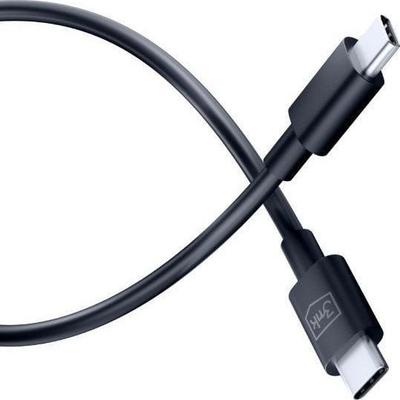 Kabllo USB 3MK Hyper, USB C në USB C, 1.2 m, e zezë