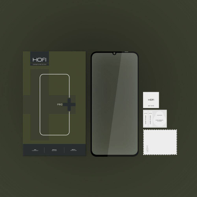Qelq mbrojtës Hofi Pro+ për Xiaomi Redmi 13C Poco C65, Full 3D, 9H, i tejdukshëm