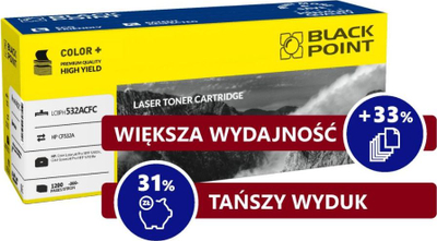Toner zëvendësues Black Point LCBPH532ACFY për HP 205A, i verdhë