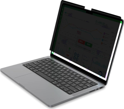Filtër privatësie Jcpal EasyOn për MacBook Pro 14, me magnet, matte, i zi